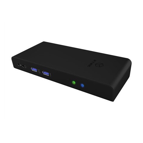 Stacja dokująca do notebooka Raidsonic Icy Box USB 3.2 Gen 1 IB-DK2251AC Liczba portów HDMI 2